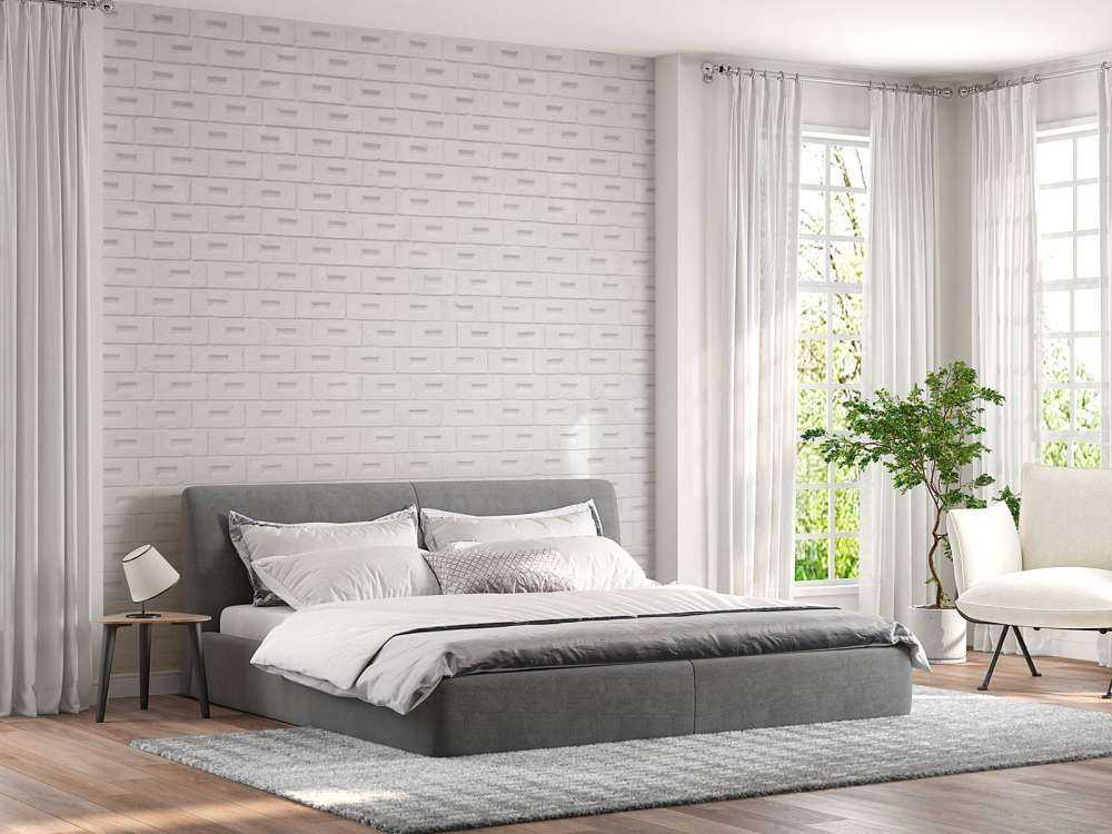 Moderne witte bakstenen