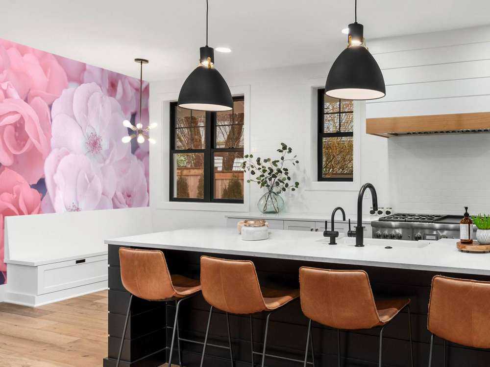 Roze klerurijke bloemen