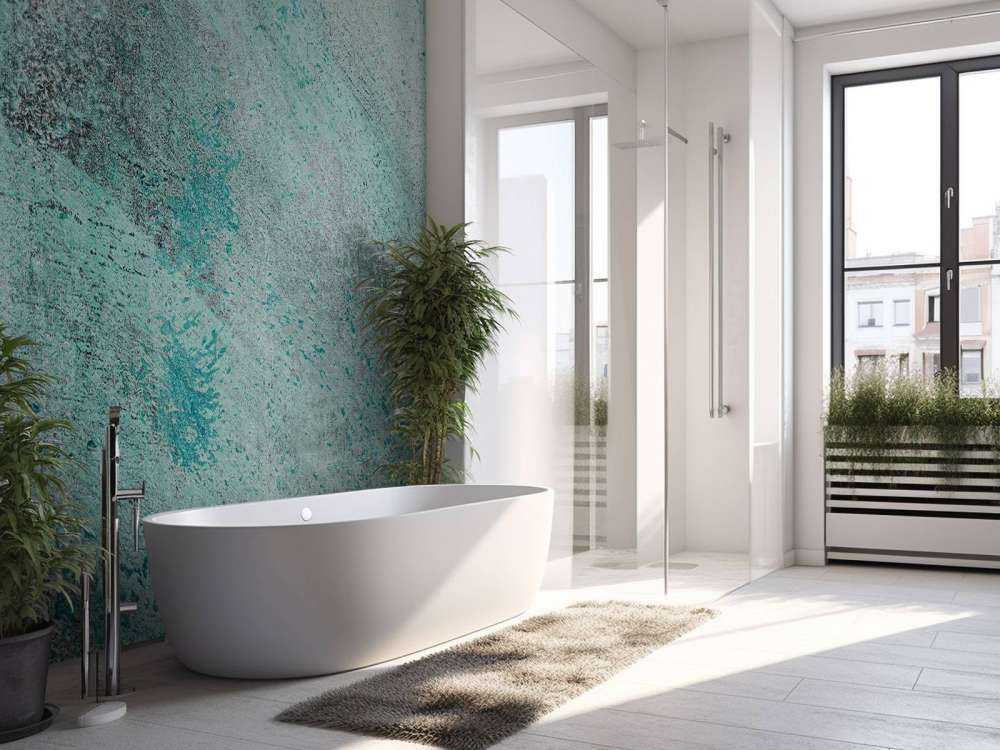 Groene abstracte kunst