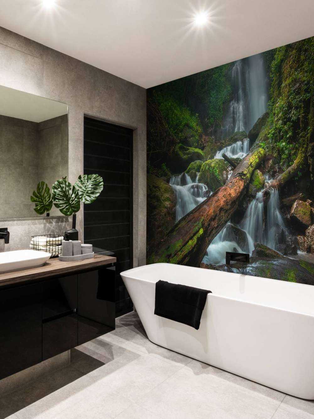 Close-up van waterval