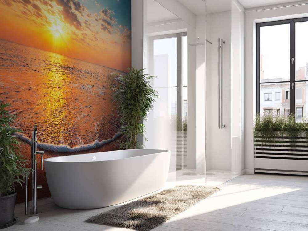 Zonsopgang over de zee