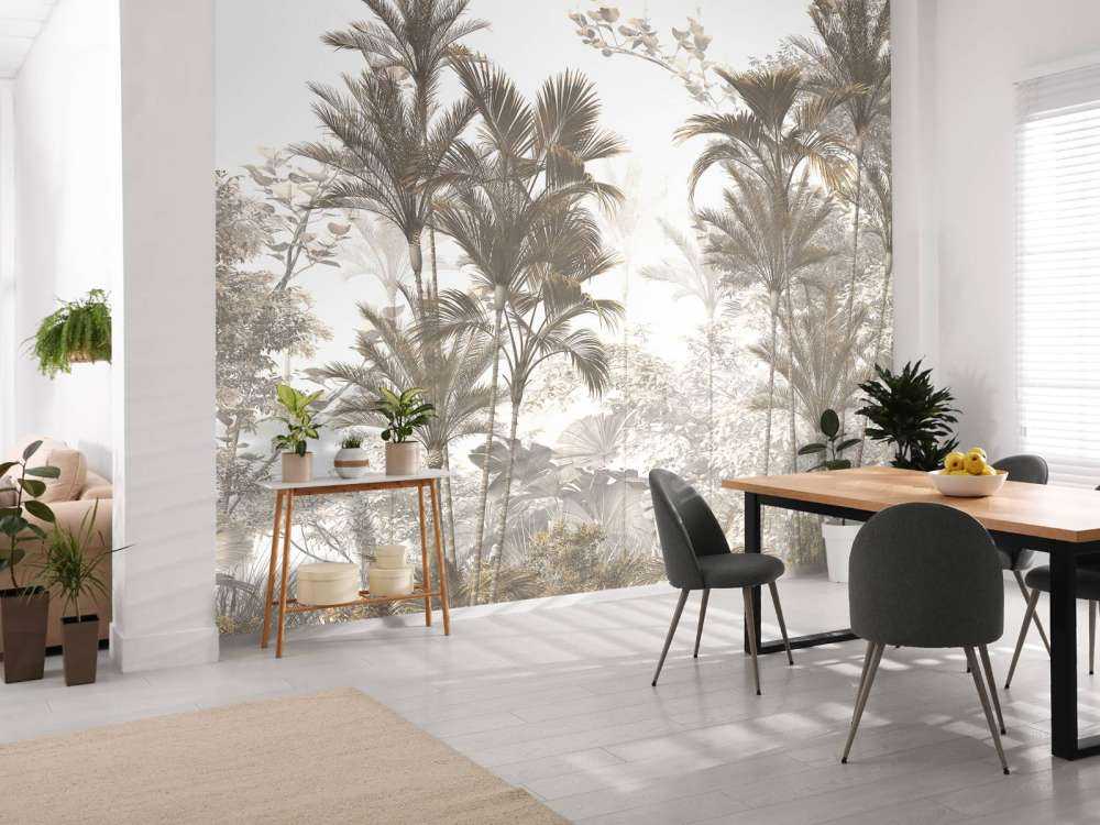 Zonlicht door Palmen