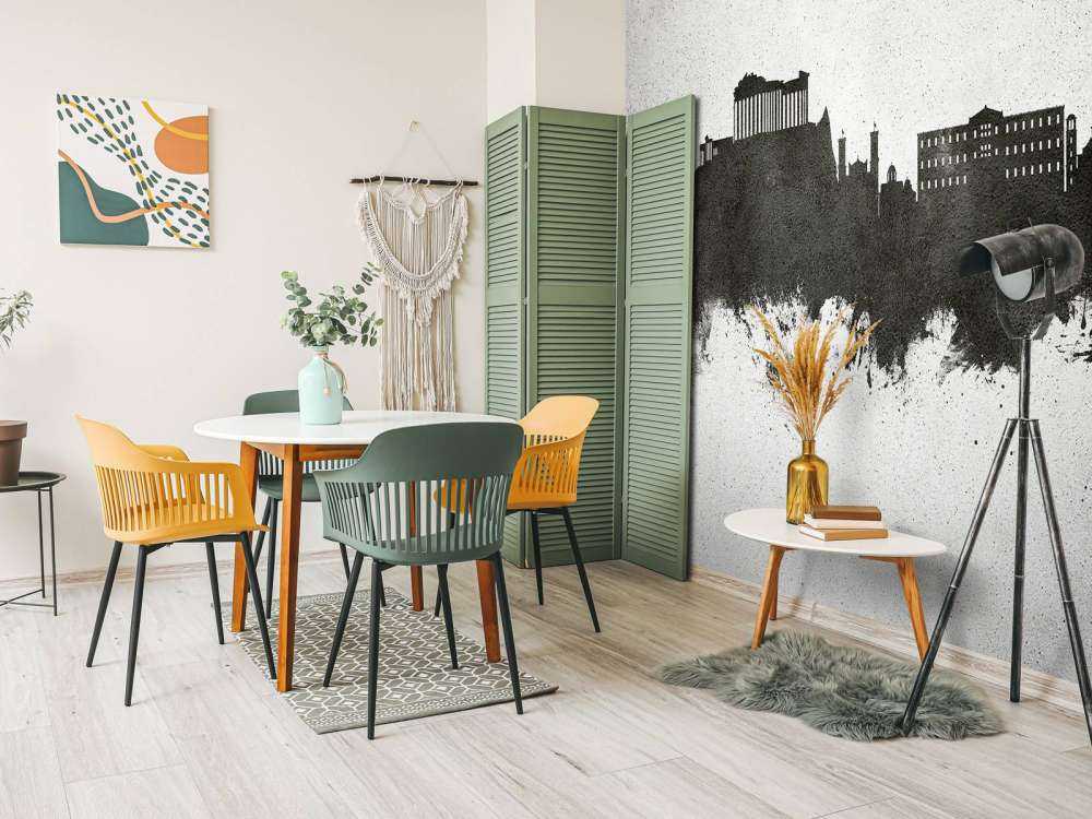 Waterverf skyline, Athene