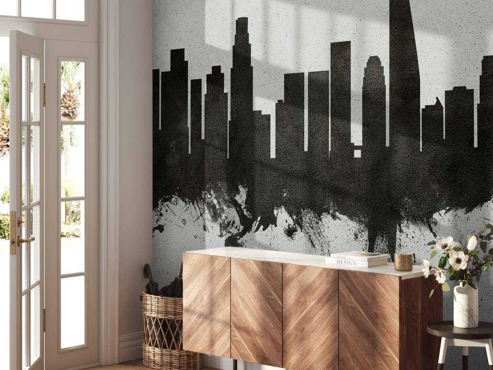 Waterverf skyline, Los Angeles