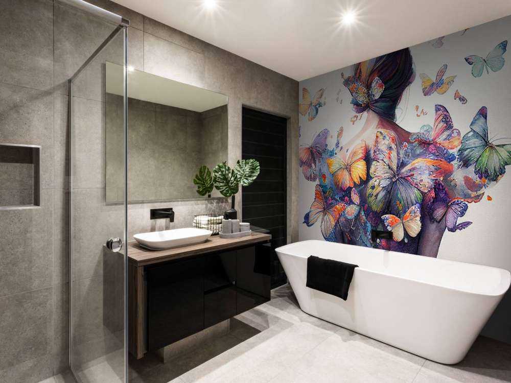 Watercolor Butterfly Woman Body #1