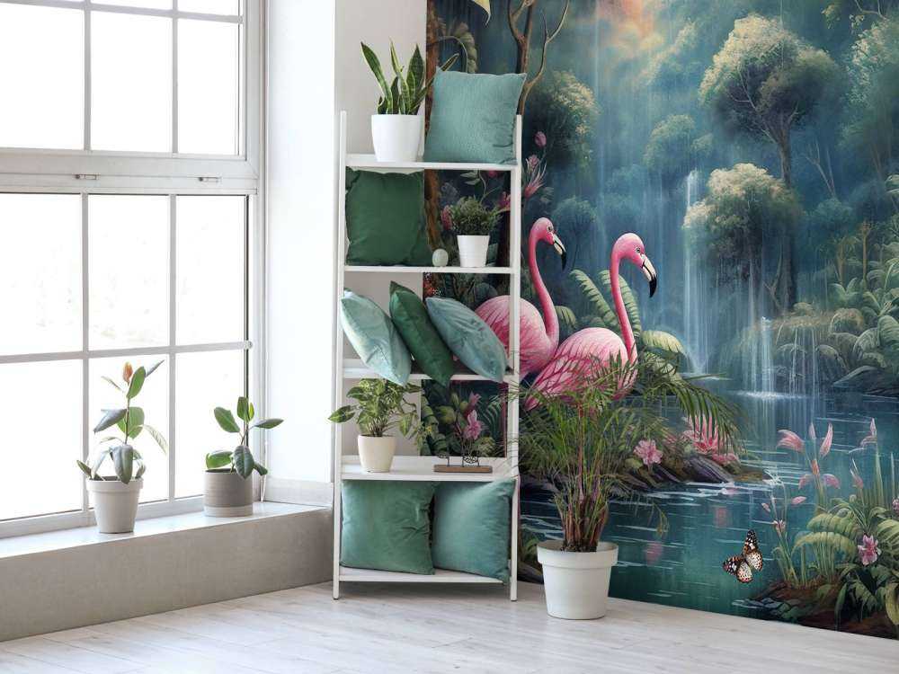 Schemerige Flamingo Eden