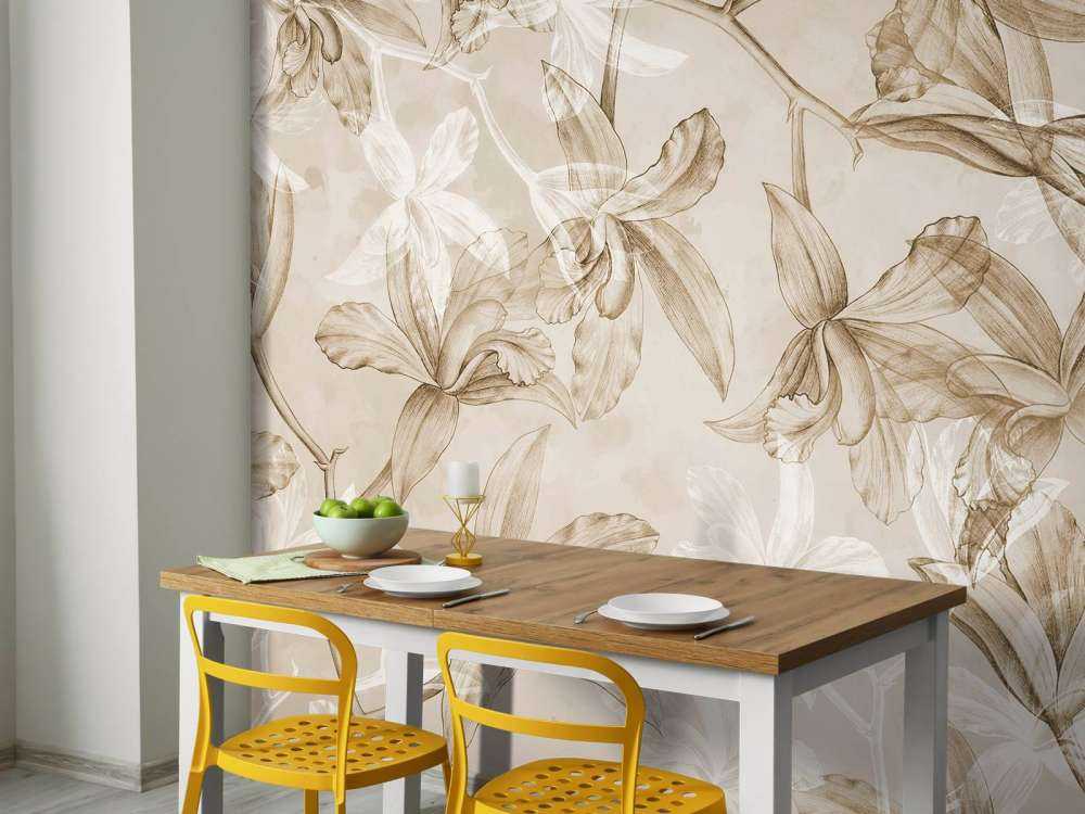 Orchid Dreamscape Sepia