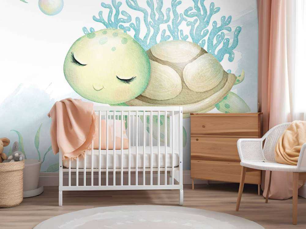 Mummieschildpad en welp