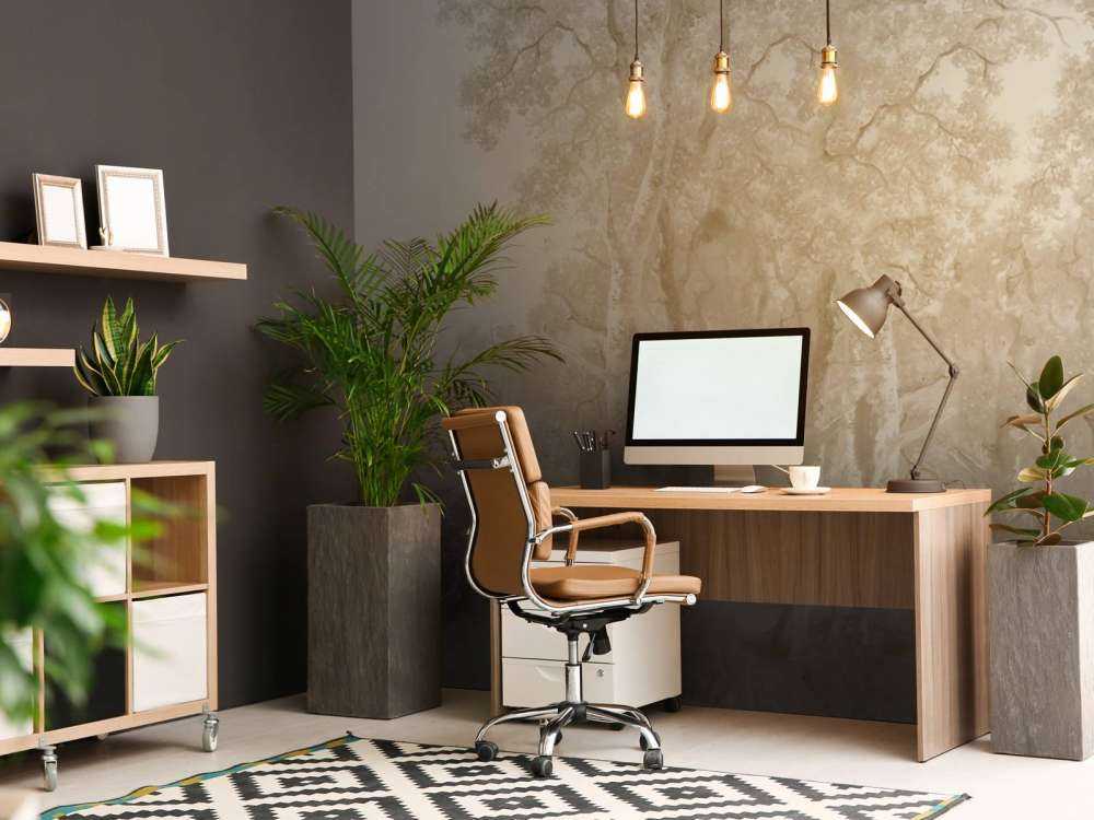 Forest Landscape Beige Panorama