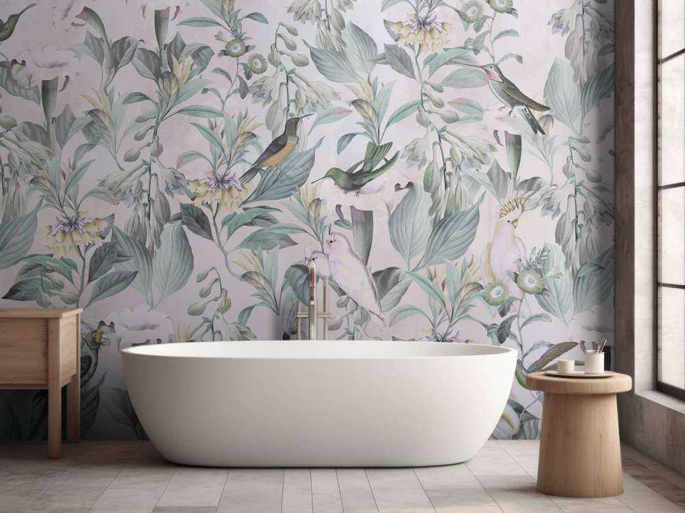 Ethereal Birdsong Blossom - Muted Elegance