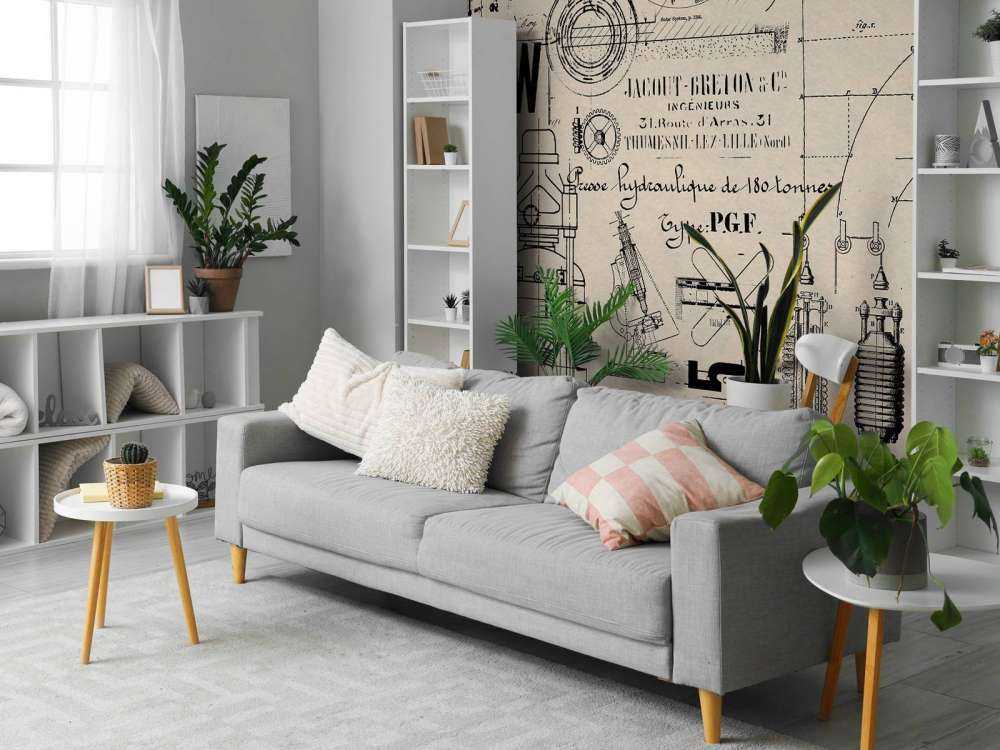 Historic construction and technology beige