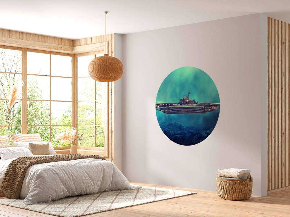 Piratenonderzeeër in de onderwaterwereld