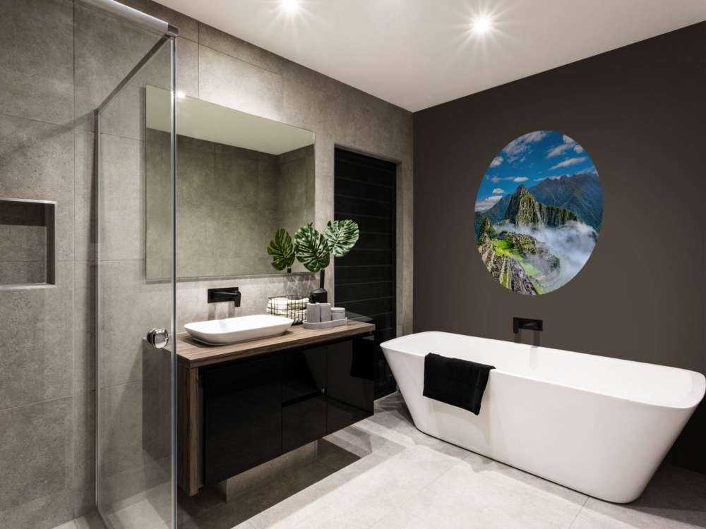 Machu Picchu in de mist