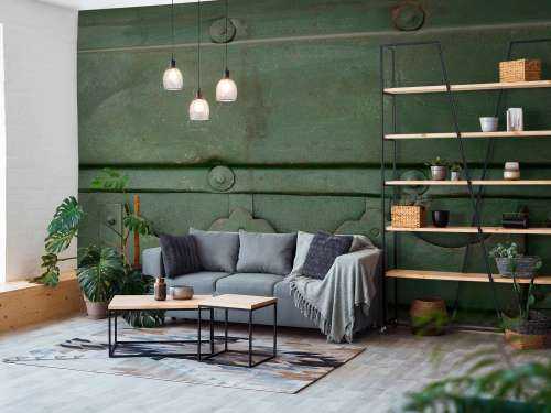 Groene metalen structuur