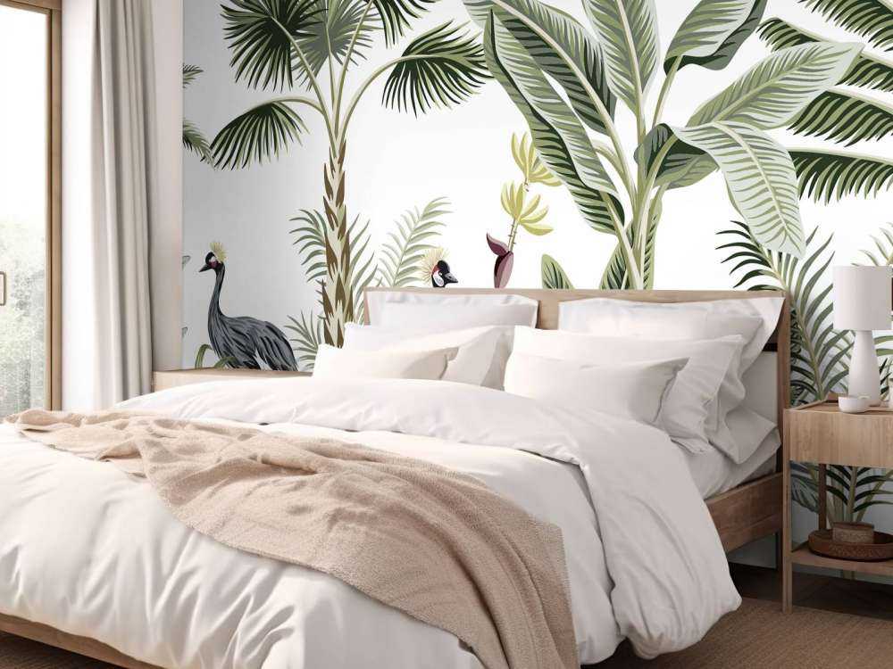 Kraanvogels in de jungle