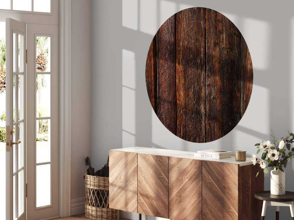 Gebrand verticaal hout