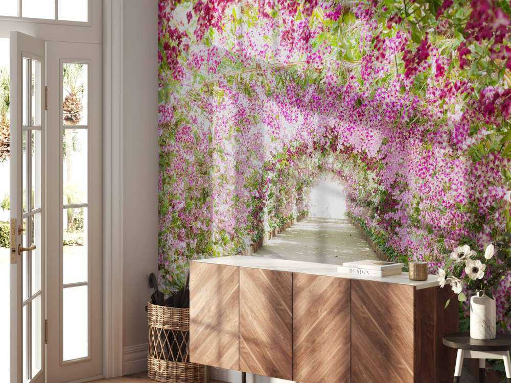 Botanische tuin met orchideeën