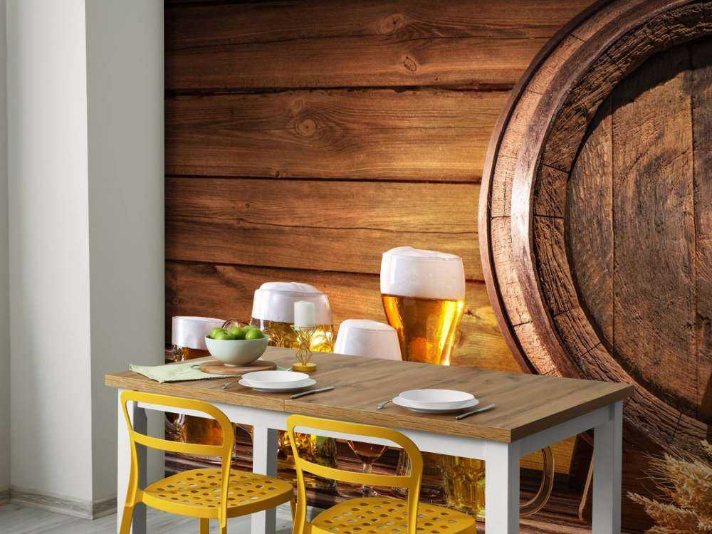 Speciaalbieren met een biervat