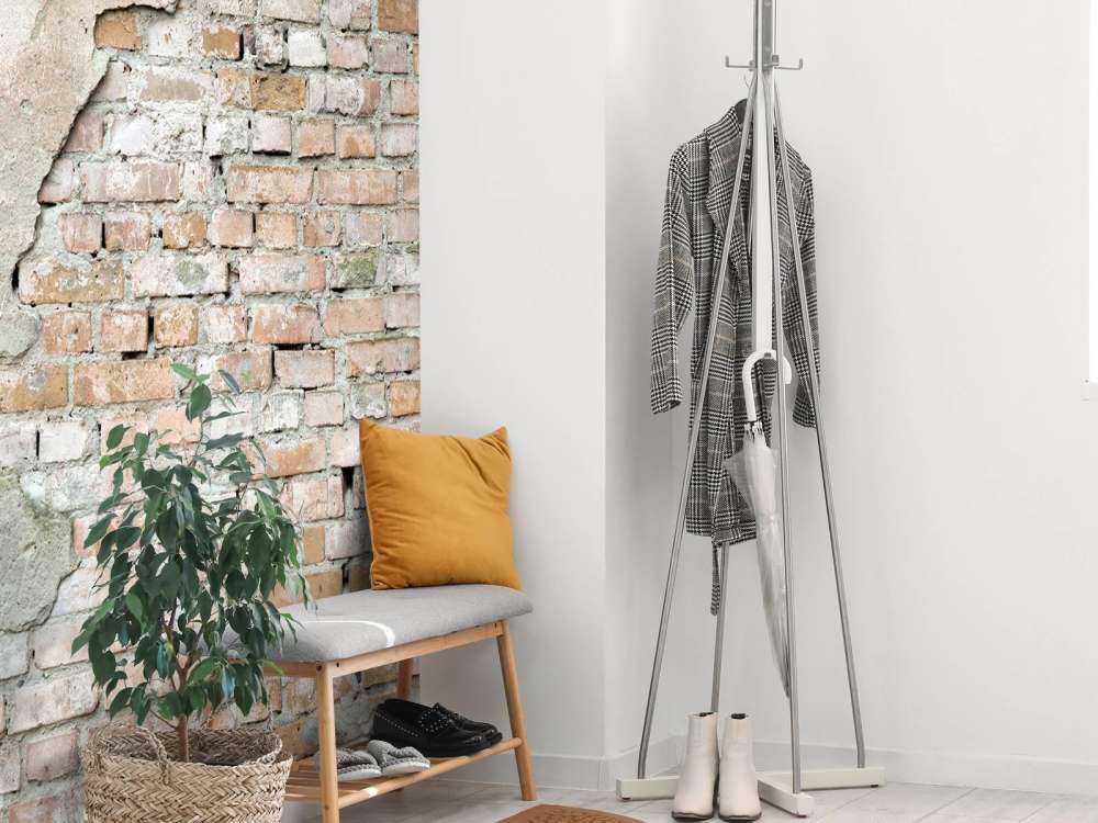 Slordige bakstenen muur