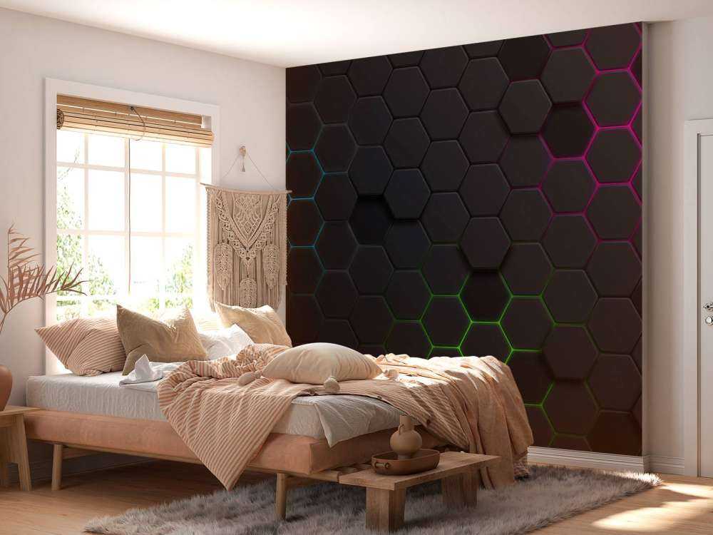 Lichtgevende hexagons