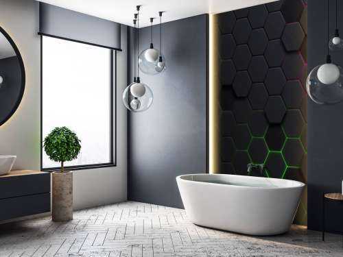 Lichtgevende hexagons