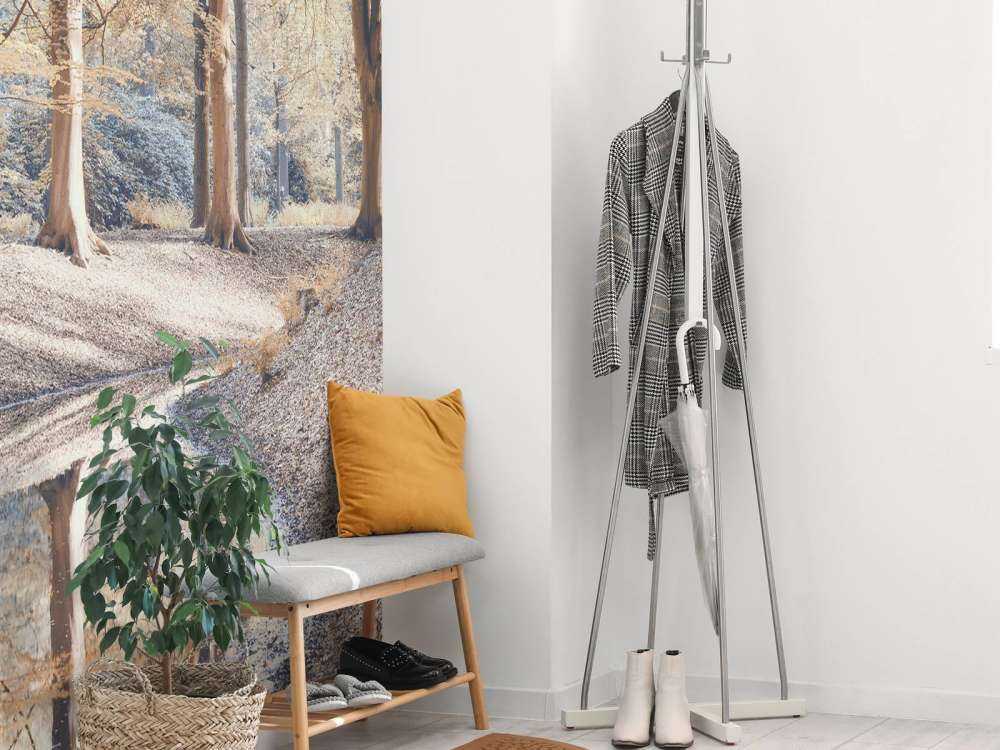 Beekje in bos - pastel