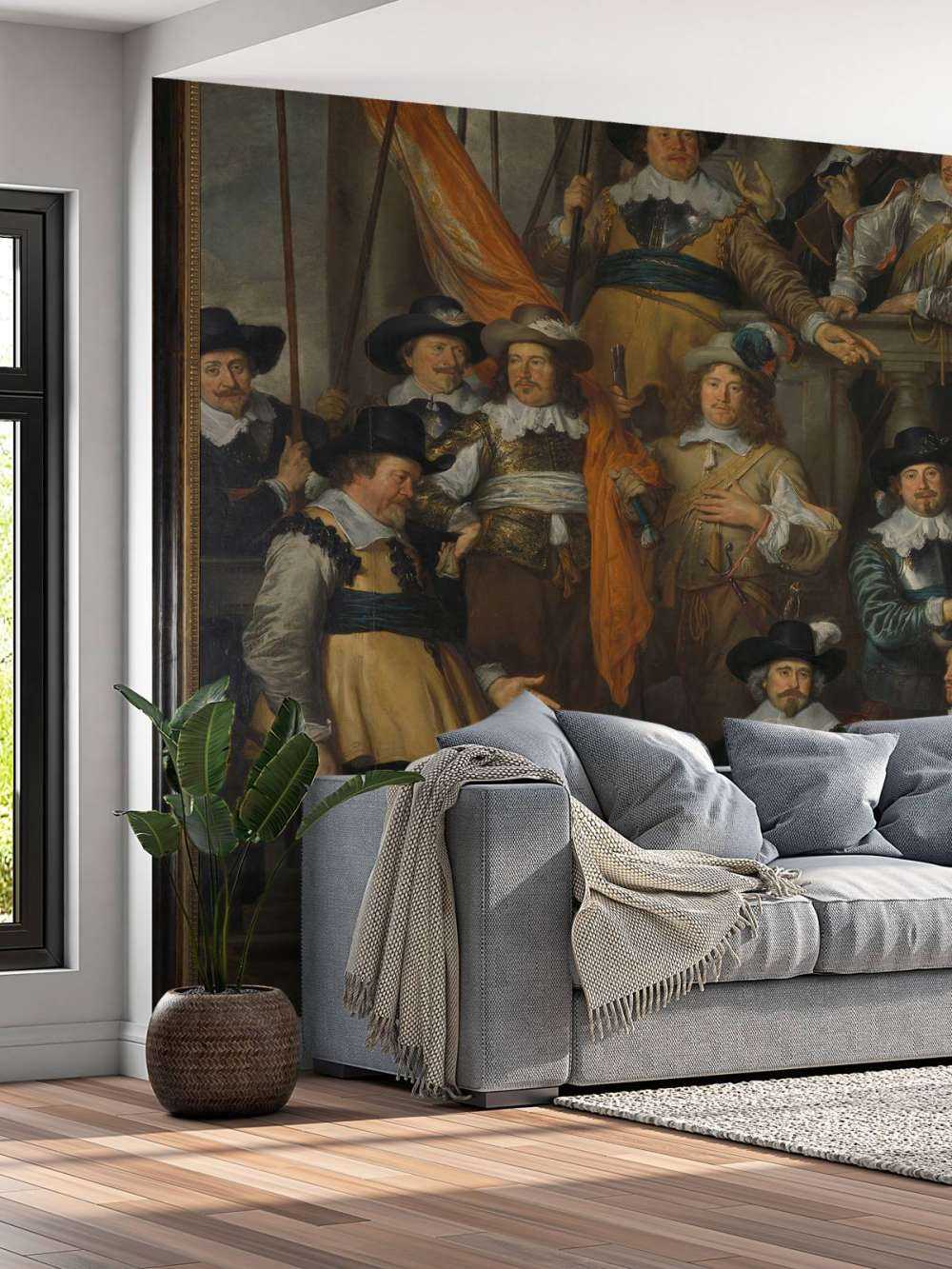 Officieren en andere schutters van wijk XVIII in Amsterdam