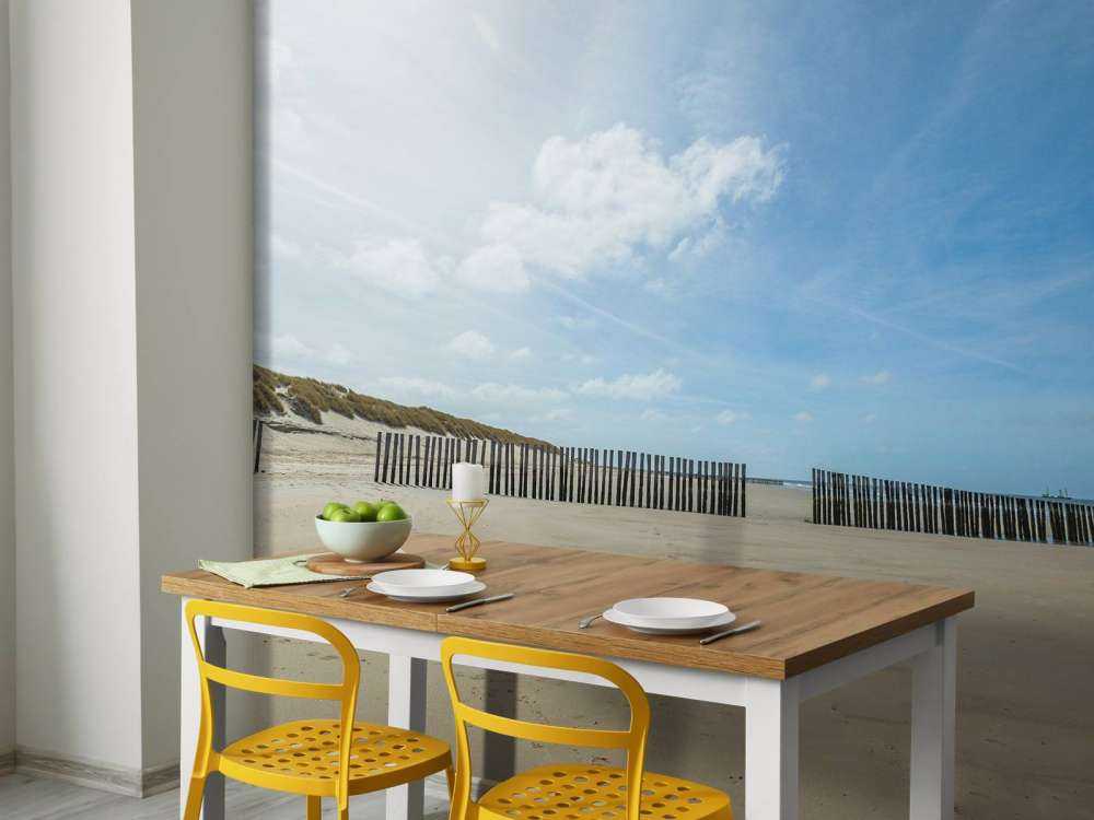 Paalhoofden bij het strand