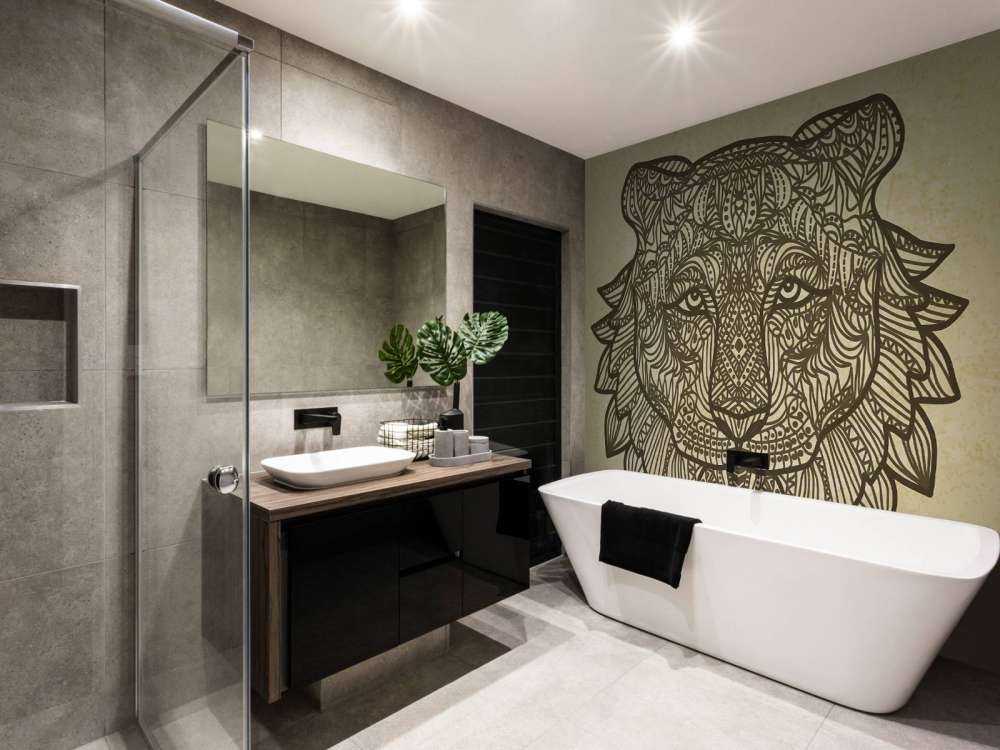 Tijger hoofd met een grunge achtergrond+