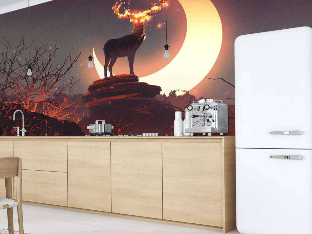 Hert in vuur en vlam