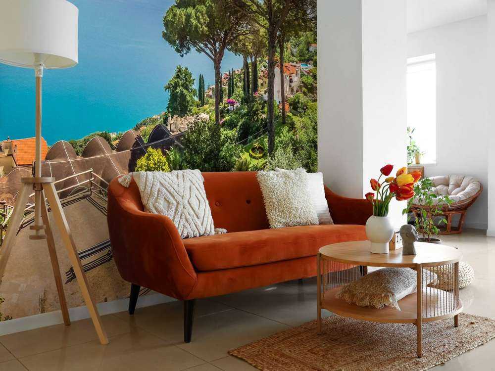 Uitzicht foto aan de kust van Italië