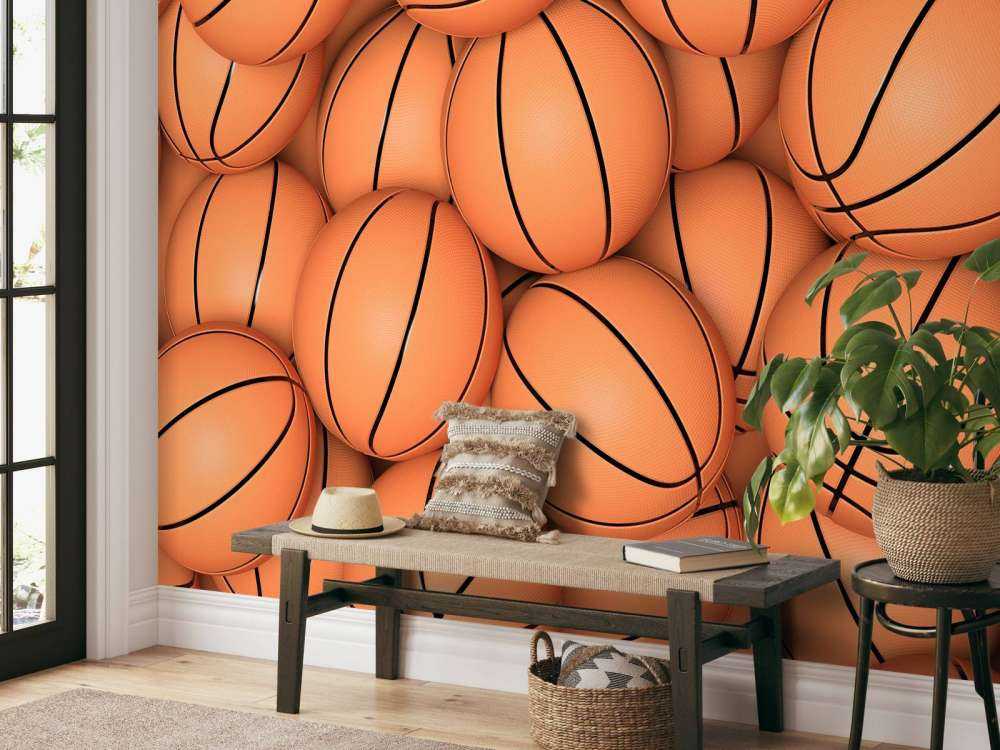 Basketballen print