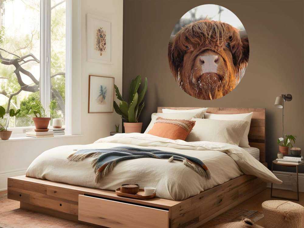 Grappige Portretfoto van Hooglander