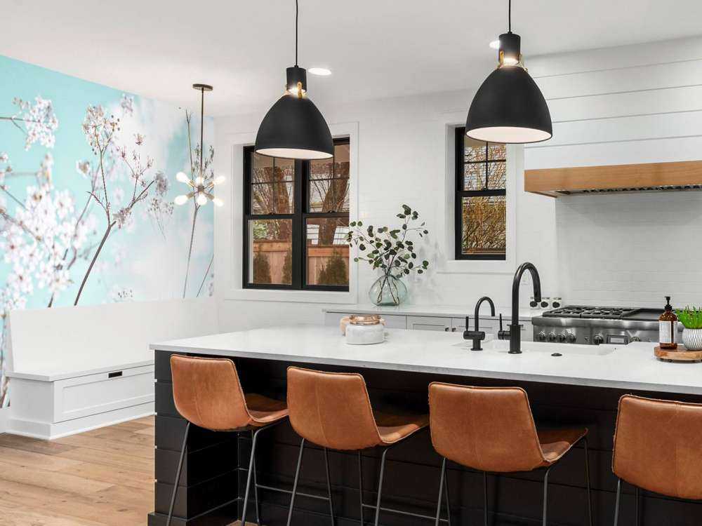 Amandelbloesem in de zon