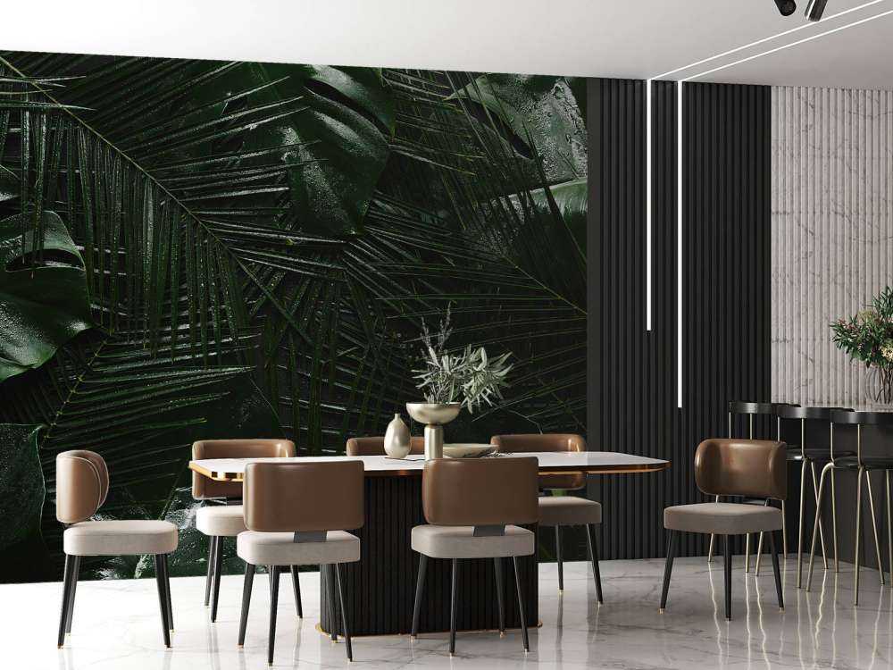 Donkergroene Tropische Bladeren