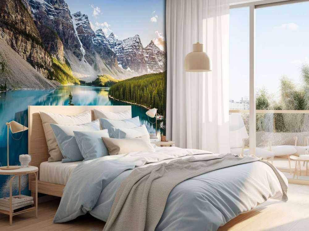 Meer in de Canadian Rockies