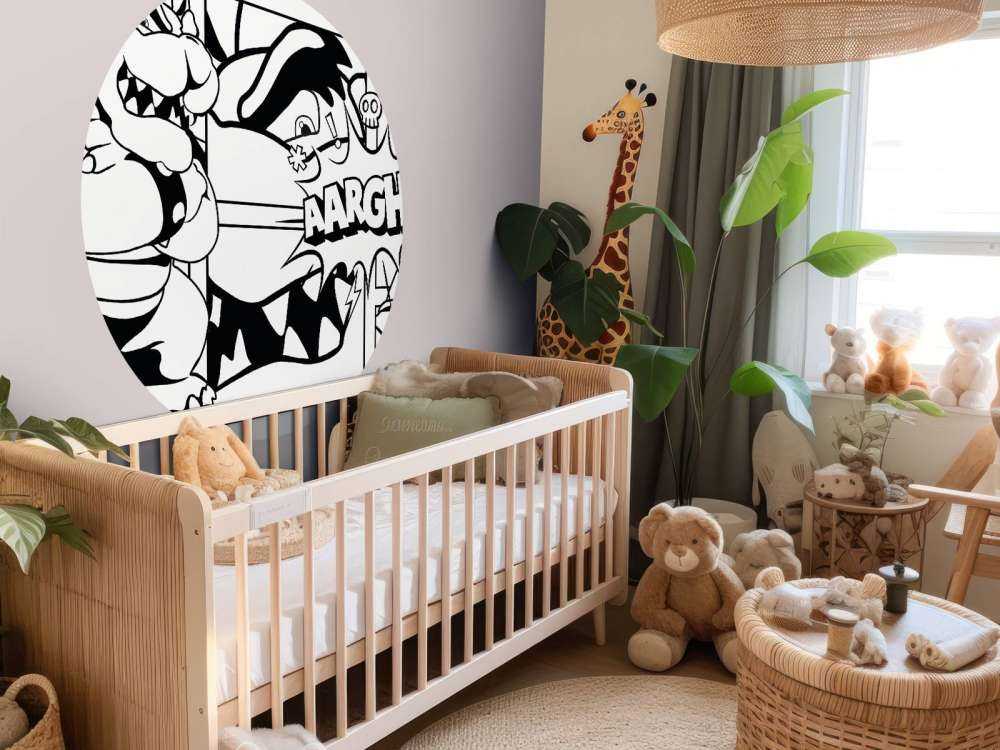 Monsterkracht in stripscènes