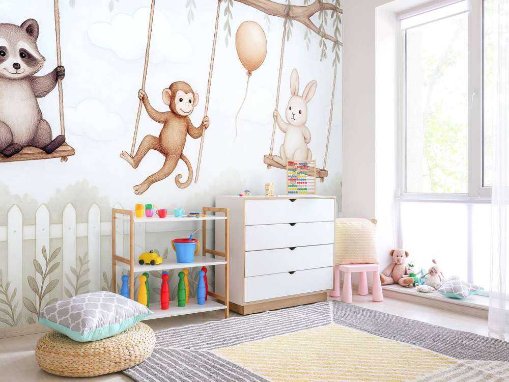 Schommelpret met bosvriendjes