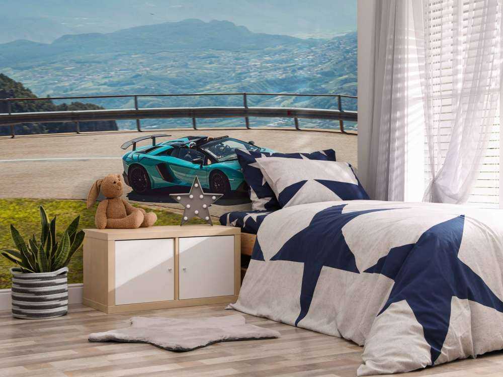 Alpenrit met luxe sportwagen