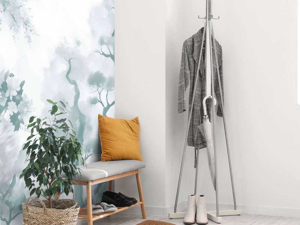 Blooming trees Green