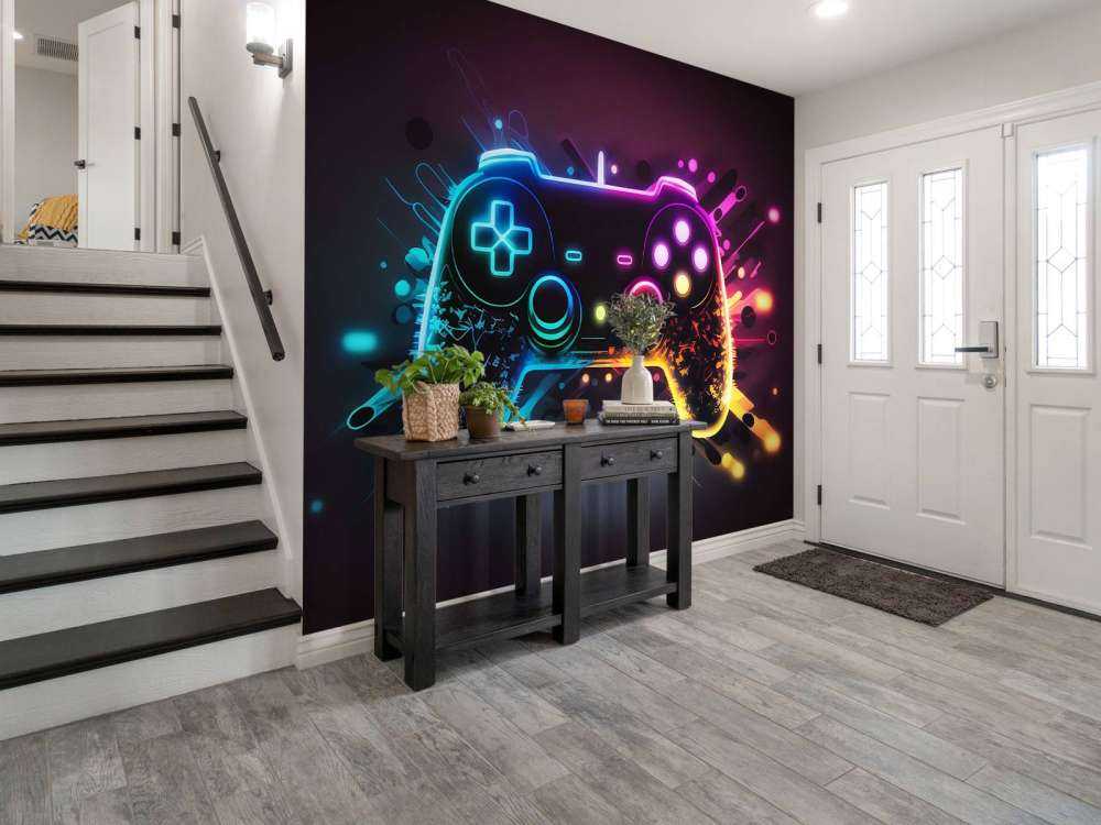 Neon Gaming Explosion