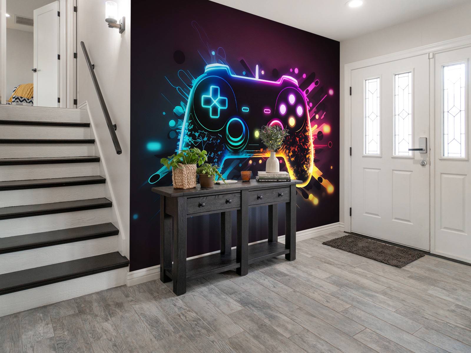 Neon Gaming Explosion