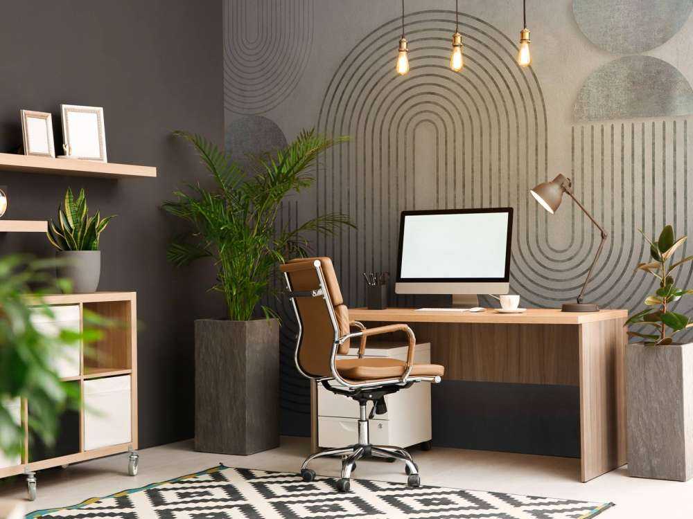 Dynamic Balance Modern Art Grey