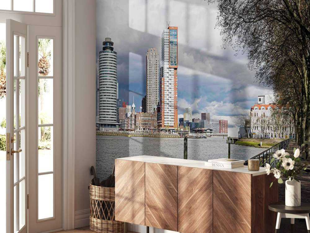 Rotterdamse Skyline vanaf de Kade