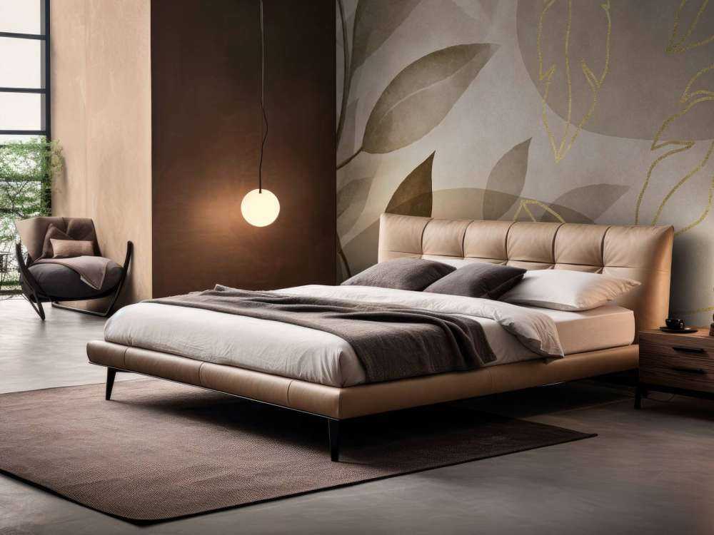 Leafy Elegance Brown Gold