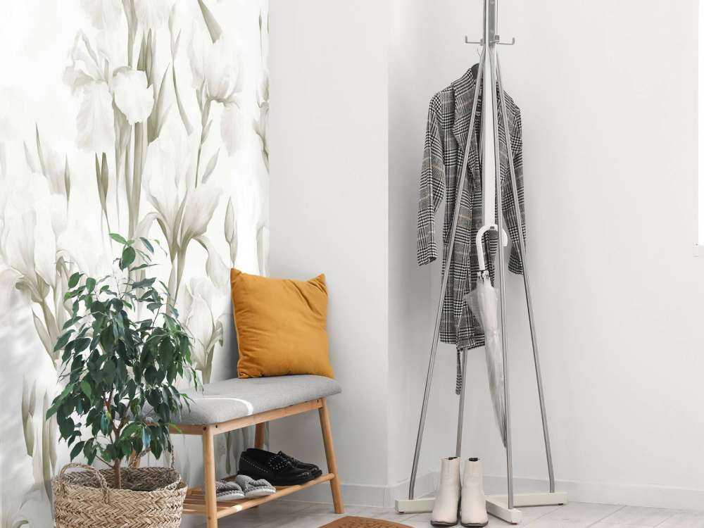 Irises Dance Seamless Light Sepia