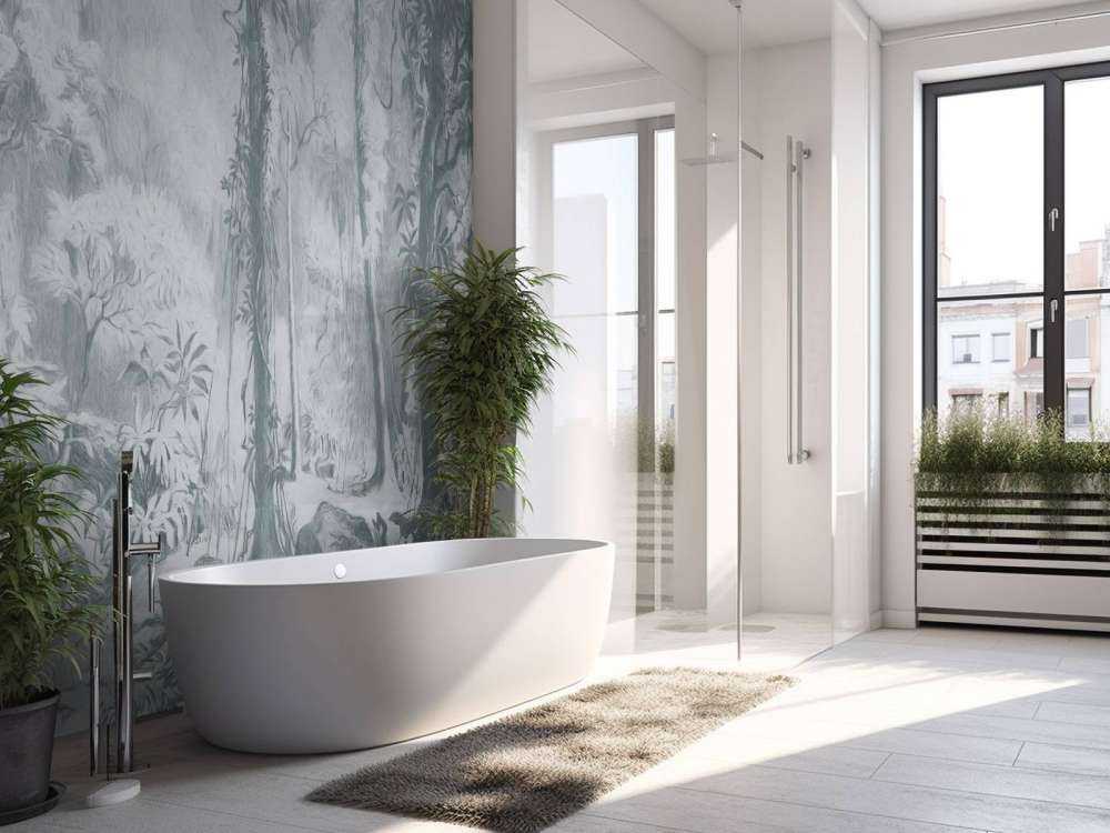 Tropic forest - blue