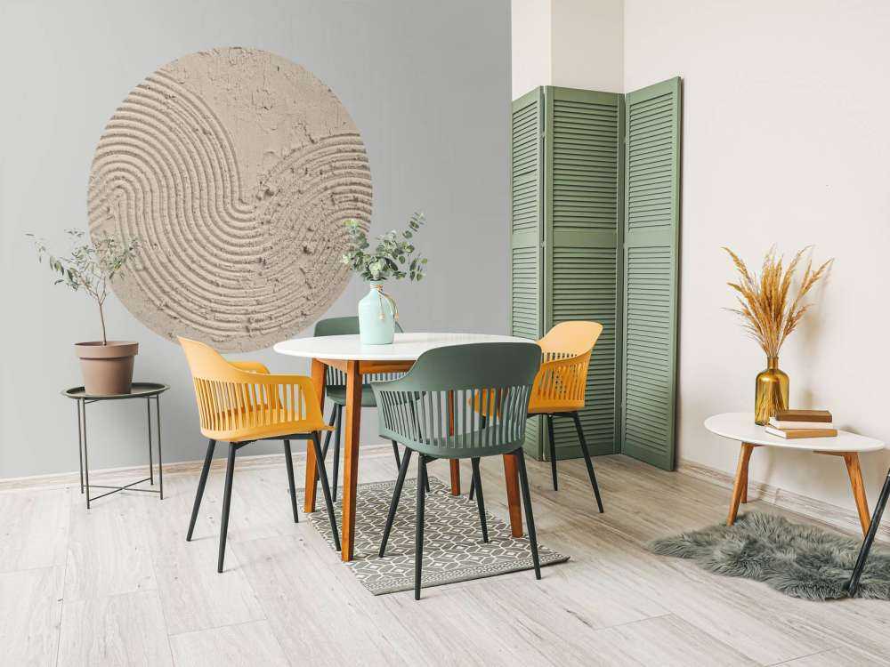 Structuur kunst in linnen