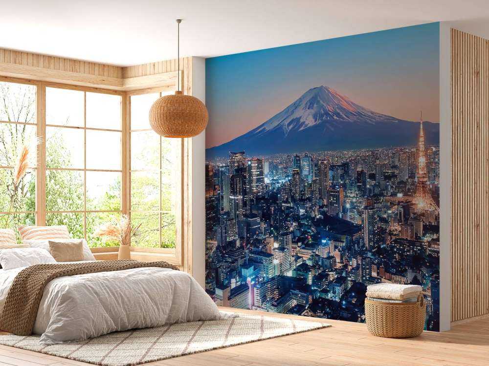 Tokyo bij zonsondergang