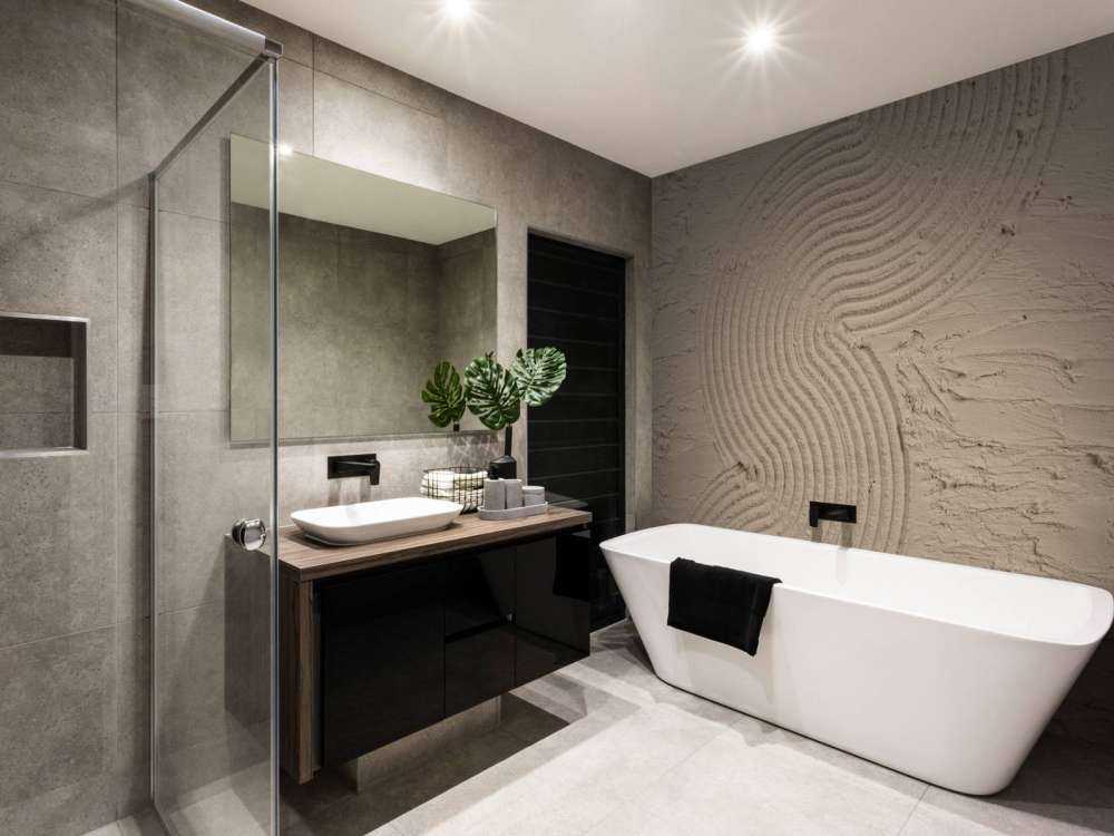 Organische lijnen en structuren zoom in taupe